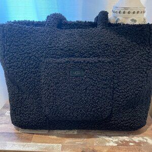 Ugg Black Sherpa Tote